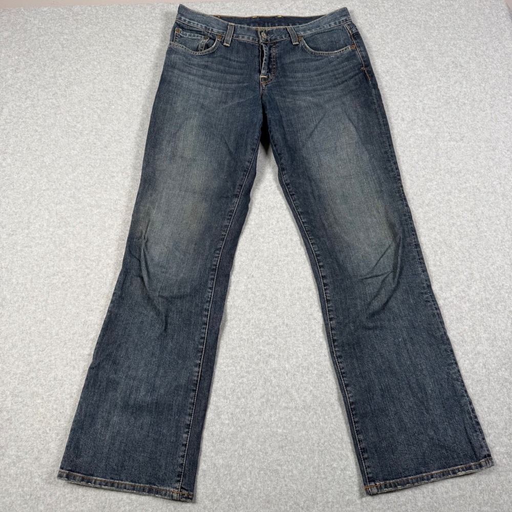 Vintage Lucky Brand Easy Rider Jeans 8/29 Blue Dark Straight Leg USA Rodeo